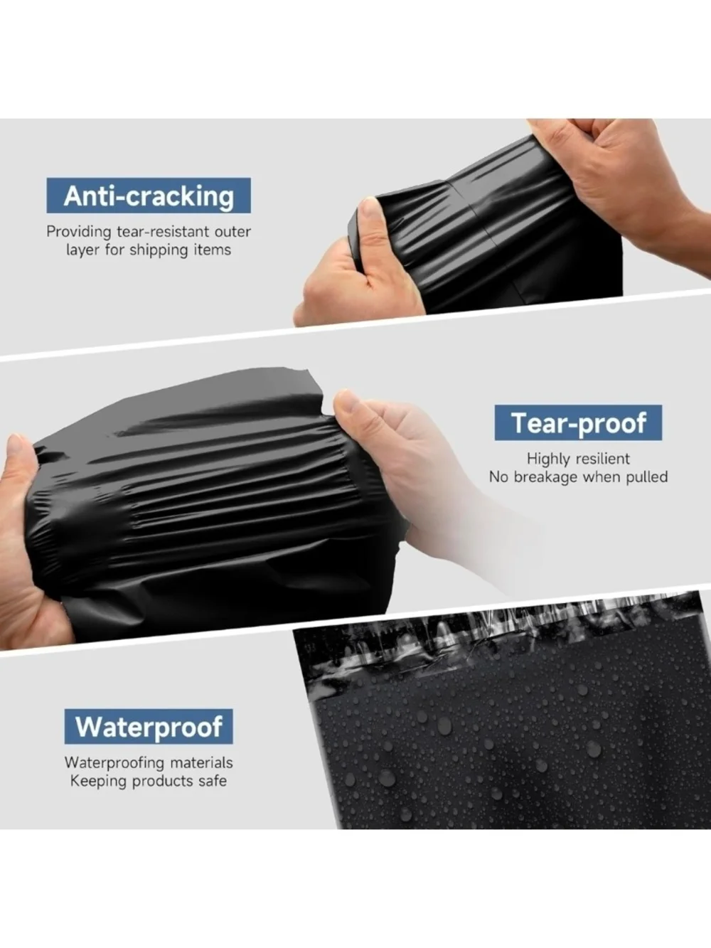 Black Polymailers 12